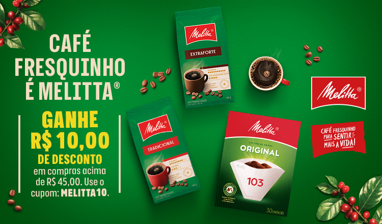 Cupom Melitta ate 30/09